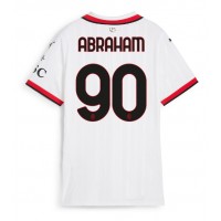 Koszulka piłkarska AC Milan Tammy Abraham #90 Strój wyjazdowy dla kobiety 2024-25 tanio Krótki Rękaw